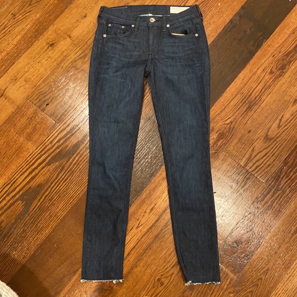 Rag & Bone Ankle Skinny Jeans Dark Wash size 26 - Picture 2 of 4